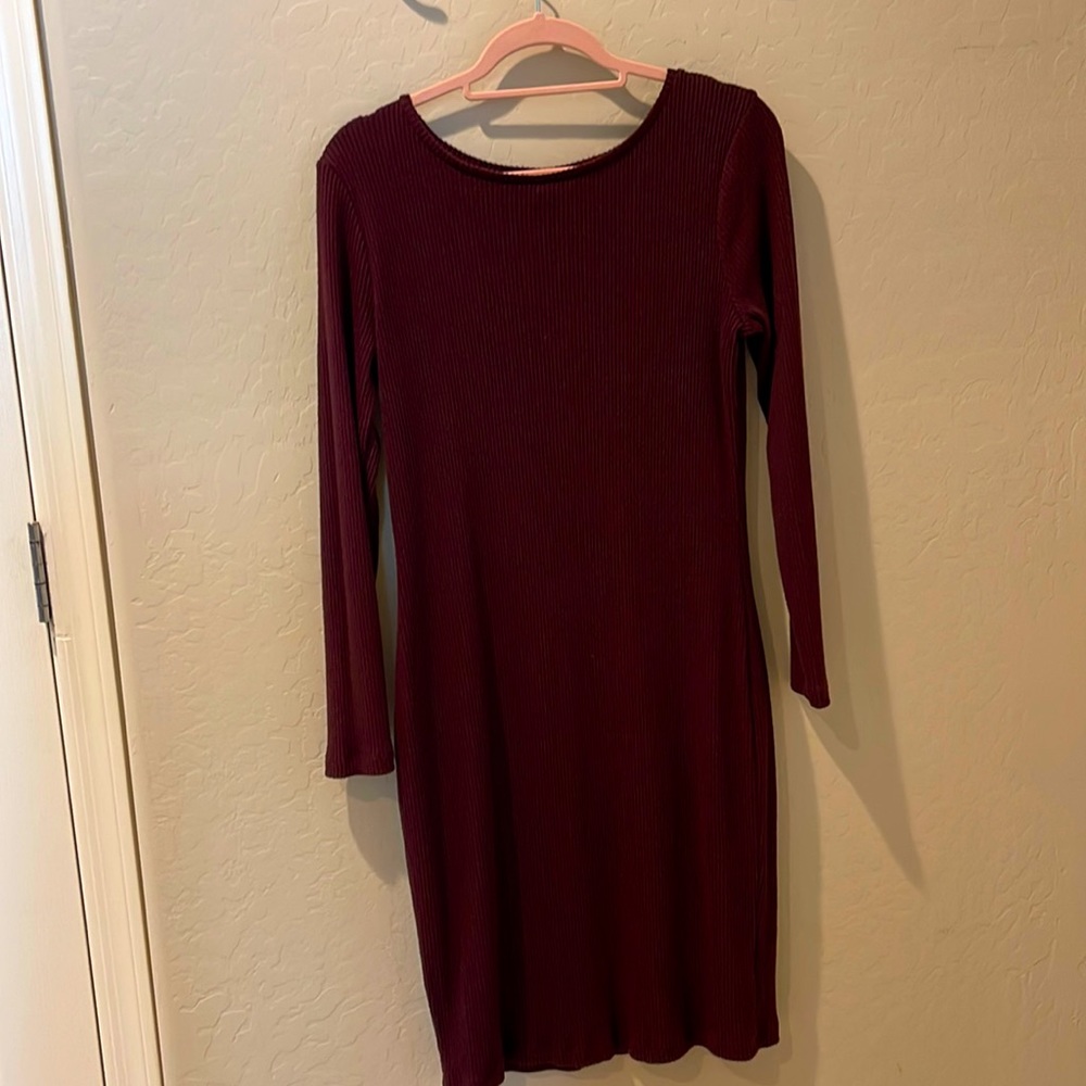 Burgundy Dress
